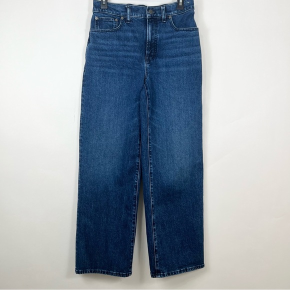 Madewell The Perfect Vintage Wide-Leg Jean in Nighthawk Wash Blue Size 28 - Picture 7 of 14